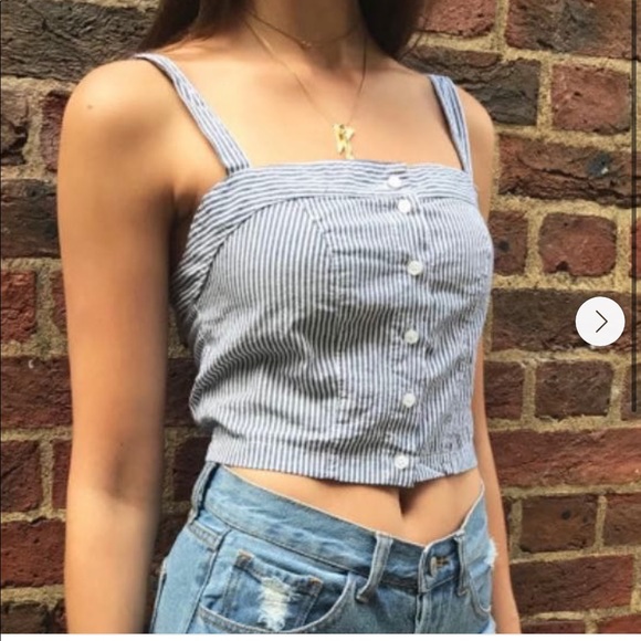 Brandy Melville Tops - Brandy Melville stripe crop top